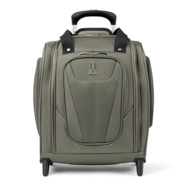 Imagem de Travelpro Bolsa de mão compacta com rodinhas Maxlite 5, Verde ardósia, 15-Inch, Maxlite 5 Mala de mão compacta com rodinhas embaixo do assento