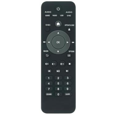 Imagem de Controle remoto de substituição aplicável para Philips Home Theater System HTD3514/F7 HTD3514 HTD3514/F8 HTD3540 HTD3510 HTD3570 HTD3540/93 HTD3510/79 HTD3510/55 HTD3510/988 HTD35 70/98