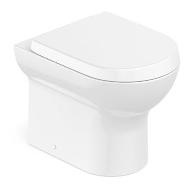 Imagem de Kit Vaso Sanitário Convencional Com Assento Queda Amortecida Nexo Roca Branco