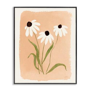 Imagem de Stupell Industries Daisy Meadow Treasures Design de arte giclée emoldurado preto por Katrina Pete, 16 x 20