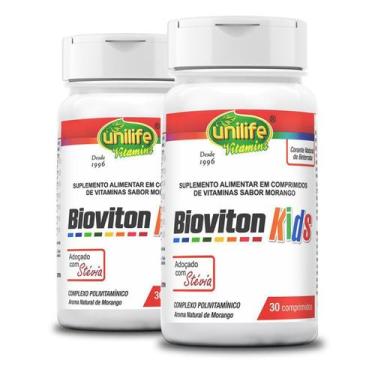 Imagem de Bioviton Kids Polivitaminíco 30 Comprimidos 2 Unidades - Unilife