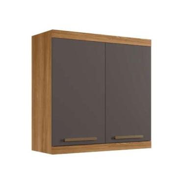 Imagem de Armário de Cozinha Aéreo Gold Suspenso 2 Portas Arte Móveis, Cinamomo 