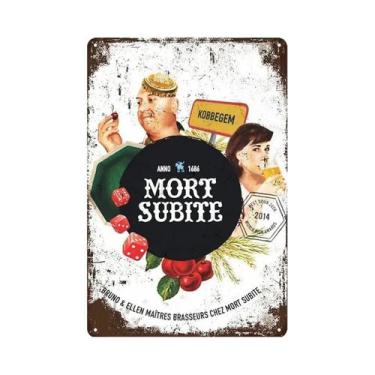 Imagem de Vintage Rum Chouffe Sinal De Metal Retro Arte Da Parede Para Homem Cav