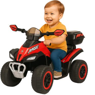 Imagem de Mini Quadriciclo Elétrico Infantil Importway Vermelho 6V