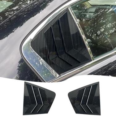 Imagem de MUXEE Grade de janela, para Honda Accord 2008 2009 2010 2011 2012, Capas decorativas de janela esportiva com impressão ABS, acessórios de acabamento externo - fibra de carbono