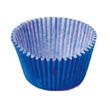 Imagem de 100 Forminha de Brigadeiro Docinho Nº6 - AAZ, Azul Escuro
