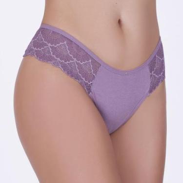 Imagem de Tanga Lateral Renda Satim em Algodão Egípcio - Ahavá Store, P, Satin