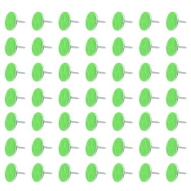 Imagem de MiOYOOW Tachinhas refletivas, 200 peças de tachas de marcação de trilha para sinalização noturna para trilhas, acampamento, caça