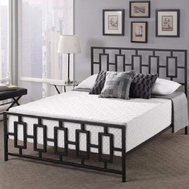 Imagem de CAMA DE CASAL AÇO ESTILO INDUSTRIAL CA01 Informar cor da estrutura via