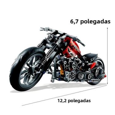 Imagem de Meninos 378 PCs Motocicleta Bloco De Construção Brinquedo Educacional 