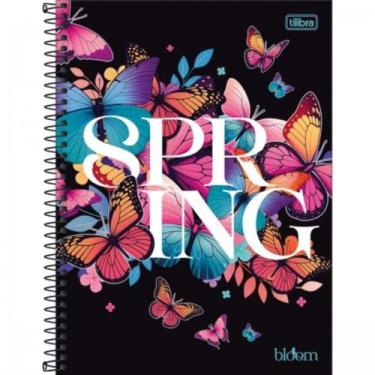 Imagem de Caderno De 01 Materia Bloom Feminino 80fls Capas Sortidas - Tilibra