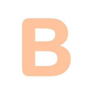 Imagem de Letras em E.V.A - Pele - Extra Festas, B