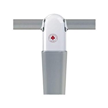 Imagem de ACE Glass Adaptador de compressão de tubo T 12737-08 com junta 24/40, arma lateral de vidro terra OD de 3/20.3 cm