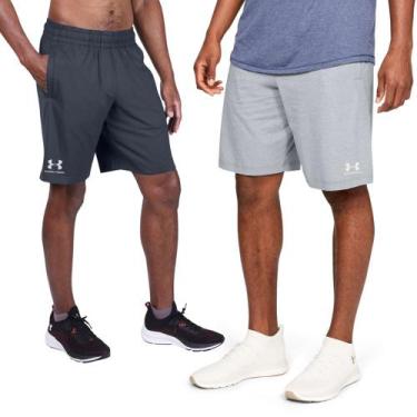 Imagem de Kit 2 Shorts de Treino Masculino Under Armour Sportstyle, Cinza, P