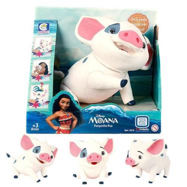 Imagem de Porquinho Pua de Vinil Perfumado Moana Disney Articulado - Cotiplás