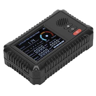 Imagem de Ymiko Detector de Qualidade do Ar Portátil TVOC HCHO CO2 Monitor de Medidas Externas Internas para Viagens de Camping Escolares Em Casa