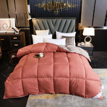 Imagem de Colcha De Edredom King Size De Inverno Noites Frias De Verão Edredom De Luxo Edredom Macio De Penas De Ganso Edredom Cobertores Cama De Penas Cobertor De Colcha Acolchoado, E, 200x230cm (2.5kg)