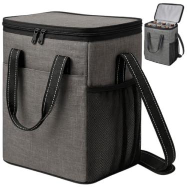 Imagem de Bolsa Térmica De Vinho Porta 6 Garrafas E Taça 24 Horas Bolsa Termica Leve E Resistente Para Qualquer Ocasião