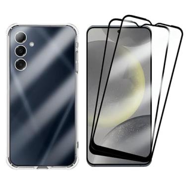 Imagem de Kit Capa Capinha Case + 2 Películas de Vidro 3d Para Samsung Galaxy S24 Plus