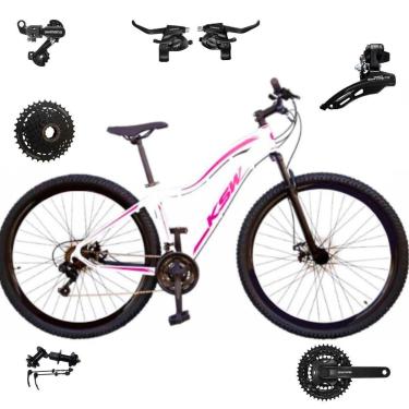 Imagem de Bicicleta Ksw Mwza 29 Feminina 24 Marchas Index  SHIMANO CUBO CATRACA K7-Feminino