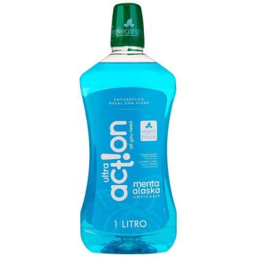 Imagem de Antisséptico Bucal Com Flúor Ultra Action Menta Alaska Anticárie 1L-Unissex