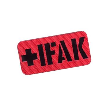 Imagem de Adesivo tático de identificação médica com gancho – Patch moral de primeiros socorros para IFAK, bolsa EMT, equipamentos médicos, mochilas compatíveis com painéis de velcro