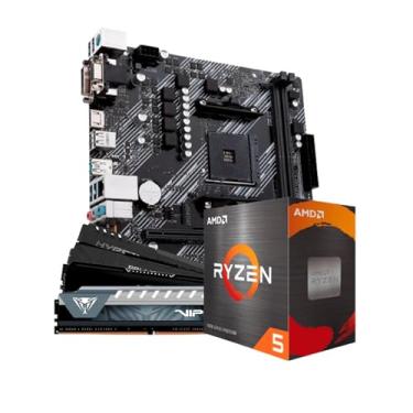 Imagem de Kit Upgrade AMD Ryzen 5 4500 Placa Mãe B550M DDR4 Memória RAM 16GB DDR4 3200MHz