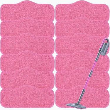 Imagem de Almofadas de esfregão a vapor compatíveis com limpador de esfregão a vapor Schenley e limpador a vapor Dupray puro - Lavável, reutilizável e limpeza a seco - Refil de almofada de esfregão de