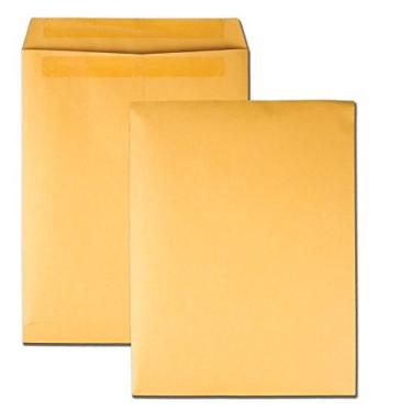 Imagem de Quality Park Envelopes de catálogo, Redi-Seal, Brown Kraft, 24 x 30 cm, 100 por caixa, (43667)