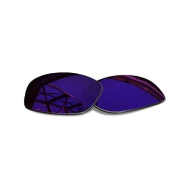 Imagem de Lentes de substituição masculinas SmartVLT para óculos de sol Oakley Fives Squared OO9238 - Mais opções, Plasma Purple, One Size
