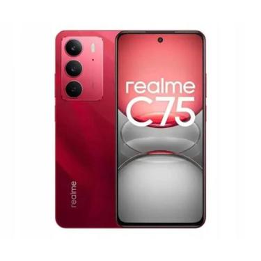 Imagem de Smarphone Realme C75 256GB 8GB RAM Dual SIM Tela 6.72 NFC Vermelho PEL