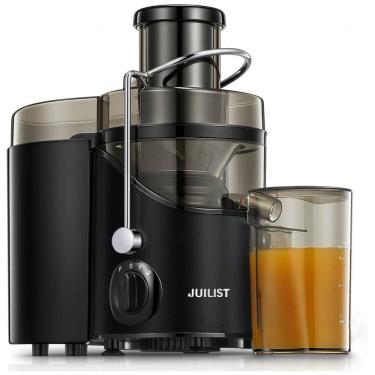 Imagem de Extrator de Sucos Juilist, Juicer de Boca Larga de 7,62 cm, para Frutas e Vegetais com 3 Velocidades, Motor de 400W, Fácil de Limpar, Preto