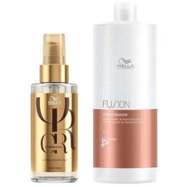 Imagem de Wella Professionals Kit - Condicionador Fusion + Óleo Oil Reflection, 