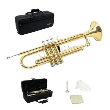 Imagem de StarQuest TR250 Trumpet 1,168 cm - Válvulas niqueladas de alta precisão, ideais para estudantes e músicos experientes, completo com estojo e acessórios