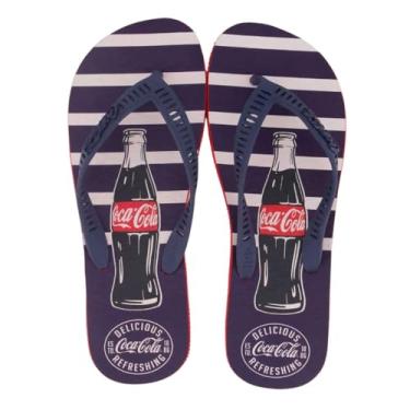 Imagem de Chinelo Coca Cola Delicious Vermelho e Marinho