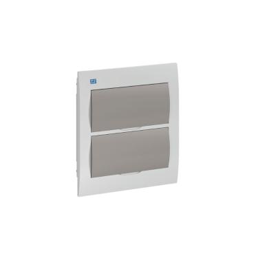 Imagem de Quadro De Distribuicao Embutir Tampa Fume 24 Minidisjuntores - Weg