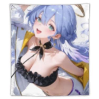 Imagem de LIEGBMEU Sexy Bikini Hot Anime Girl Tapeçaria 127.0 cmx152.4 cm Interior Exterior Wall Quilt Art Decoração de Tapeçaria Caprichosa, AF349