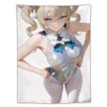 Imagem de LIEGBMEU Tapeçaria Sexy Hot Anime Girl 152.4 cmx203.2 cm Wall Quilt Art Whimsical Tapestry DecorationAF066
