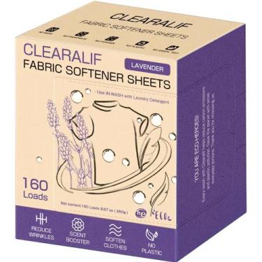 Imagem de Lençóis amaciantes de roupas CLEARALIF Lavender Scent 160 Loads