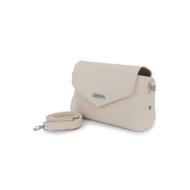 Imagem de Bolsa Feminina Carteiro com Alça Transversal Espaçosa Retta Oficial (marfim)