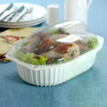 Imagem de 100un Embalagem para Frango Assado G100 Branco Galvanotek