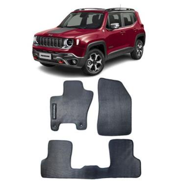 Imagem de Jogo Tapete Borracha Jeep Renegade 2015 a 2020 com Logo Bordado-800.52