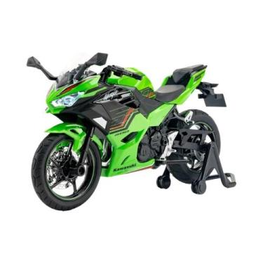 Imagem de Motocicleta De Brinquedo Kawasaki KX450 Em Escala 1:12, Feita De Liga 