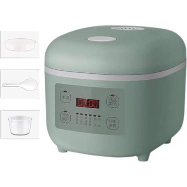 Imagem de Mini Panela De Arroz Multifutiol Inteligente Hora De Nomeação Panela De Arroz Antiaderente Panela Interna Para 1-4 Pessoas, Green