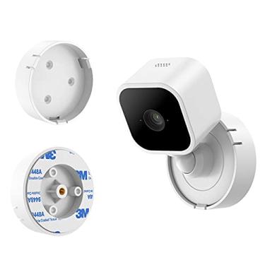 Imagem de OLAIKE Suporte de parede adesivo para mini câmera Blink compatível com câmeras Blink Mini/Mini 2/Blink, pacote com 2