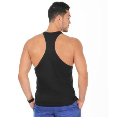 Imagem de Camiseta Regata Cavada Masculina Academia Treino Estampa No Pain No Ga