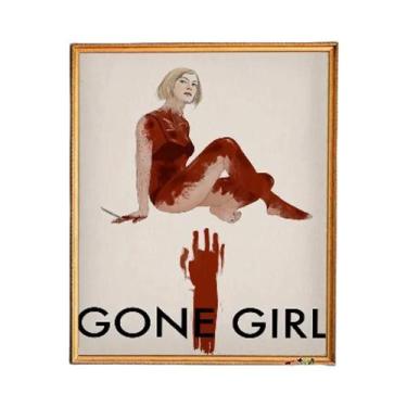 Imagem de Pôster Do Filme Gone Girl 2014 Adesivo Vintage Para Decoração De Quart