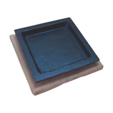 Imagem de Jogo 10 Tepan 16x16cm Ferro Fundido e 10 Aparador em Madeira - RIG FUN