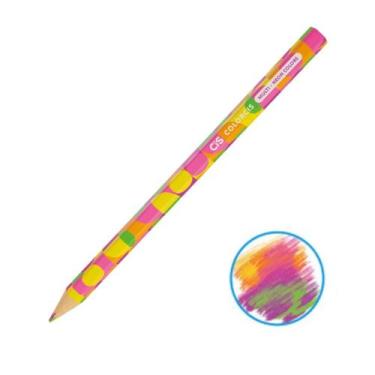 Imagem de Lápis de Cor Big Colorcis Multi Cores Vibrantes Escolar, Neon