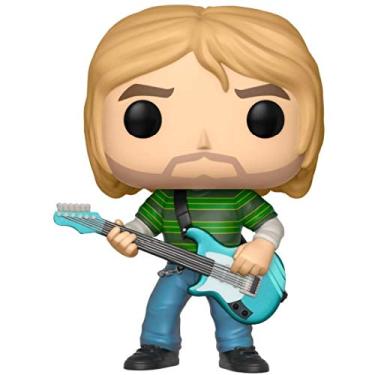 Imagem de Boneco Funko Pop Rocks Kurt Cobain (striped Shirt) Funko Pop Na